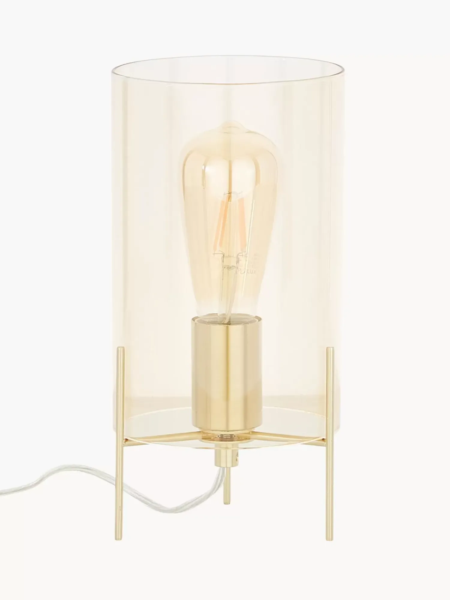 Store Lampa Stołowa Ze Szkla Laurel Lampki Nocne