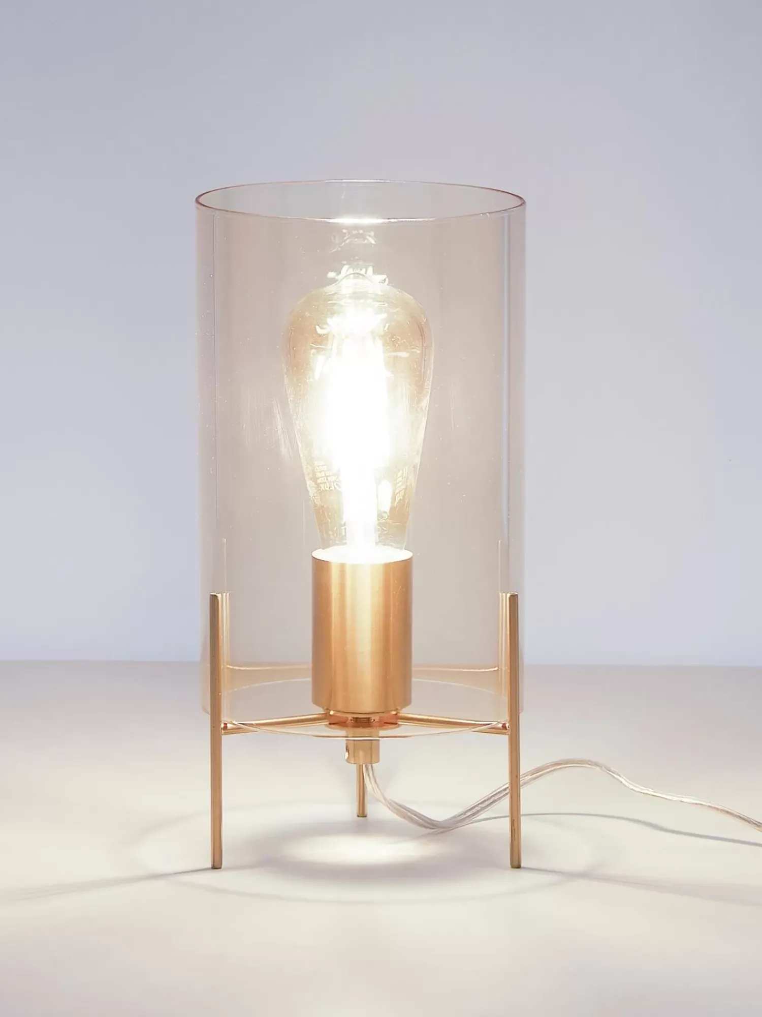 Store Lampa Stołowa Ze Szkla Laurel Lampki Nocne