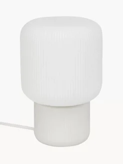 New Lampa Stołowa Ze Szkla Marlon Lampki Nocne