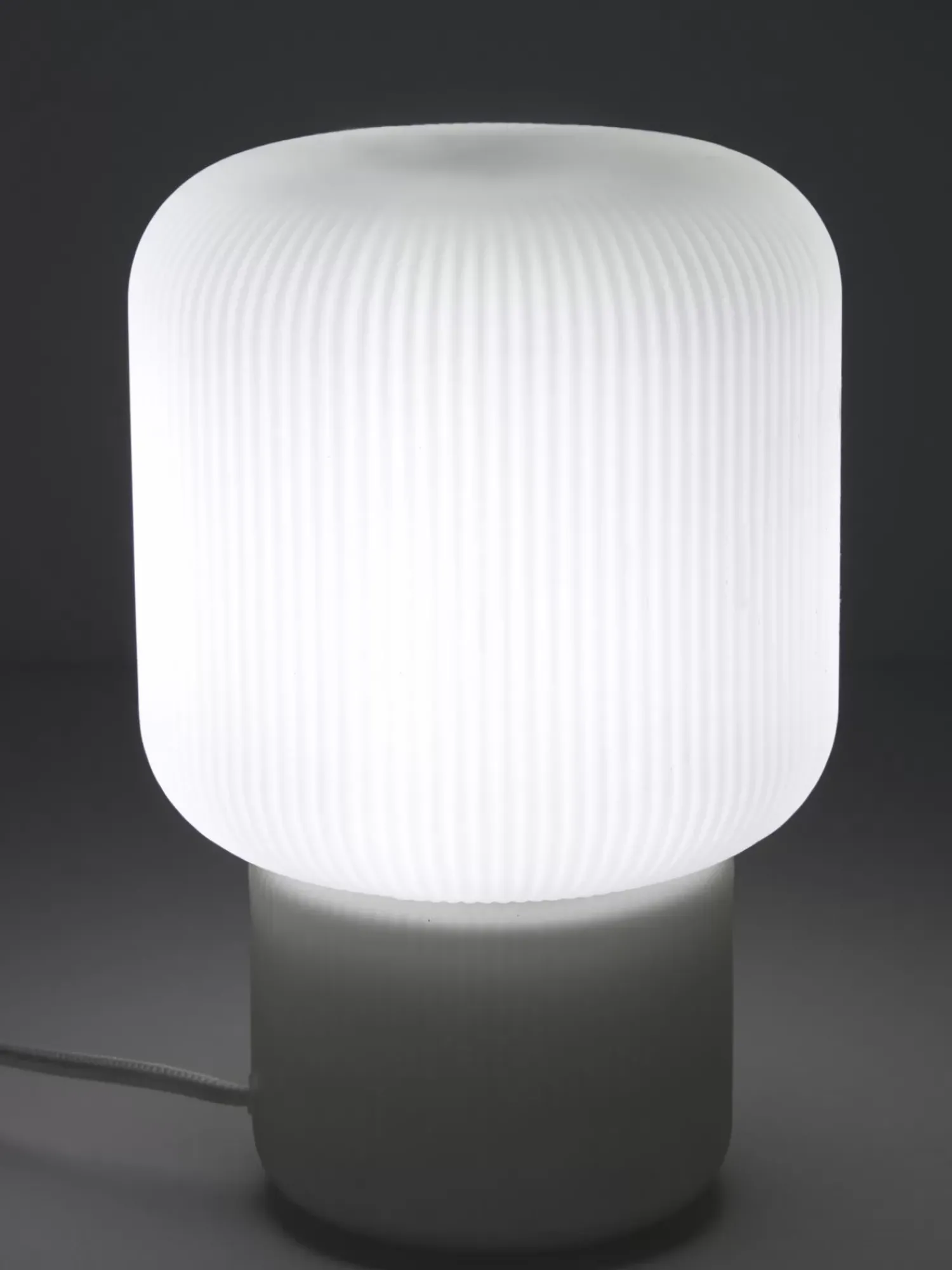 New Lampa Stołowa Ze Szkla Marlon Lampki Nocne