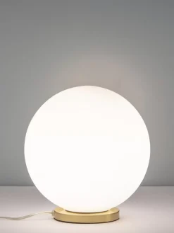 Outlet Lampa Stołowa Ze Szkla Opalowego Beth Lampki Nocne