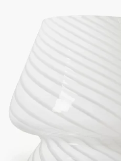 Shop Lampa Stołowa Ze Szkla Opalowego Lareina Lampki Nocne
