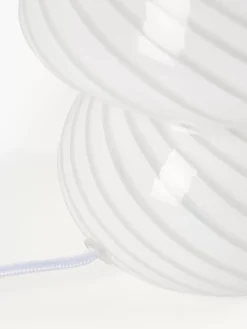 Shop Lampa Stołowa Ze Szkla Opalowego Lareina Lampki Nocne