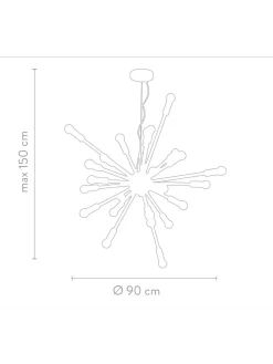 Fashion Lampa Wiszaca Spike Lampy Wiszące