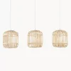 Sale Lampa Wiszaca Z Drewna Bambusowego Adam Lampy Wiszące