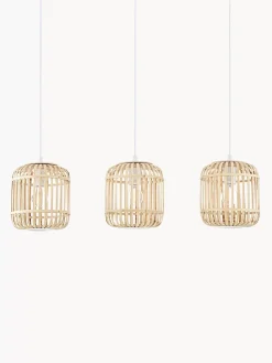 Sale Lampa Wiszaca Z Drewna Bambusowego Adam Lampy Wiszące