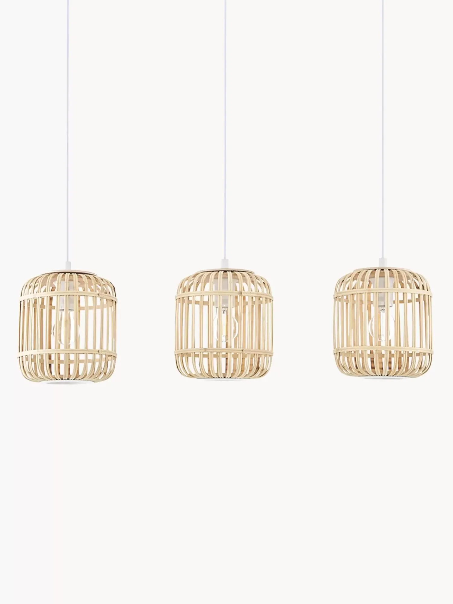 Sale Lampa Wiszaca Z Drewna Bambusowego Adam Lampy Wiszące