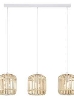 Sale Lampa Wiszaca Z Drewna Bambusowego Adam Lampy Wiszące