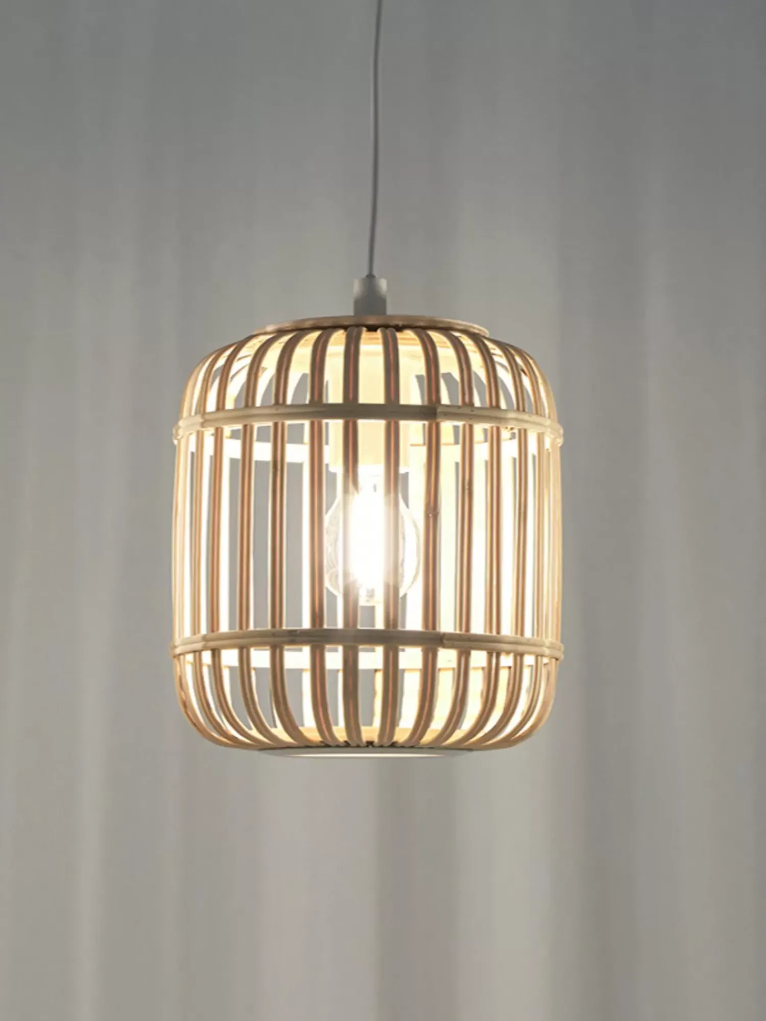 Sale Lampa Wiszaca Z Drewna Bambusowego Adam Lampy Wiszące