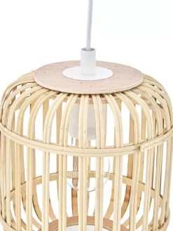 Sale Lampa Wiszaca Z Drewna Bambusowego Adam Lampy Wiszące