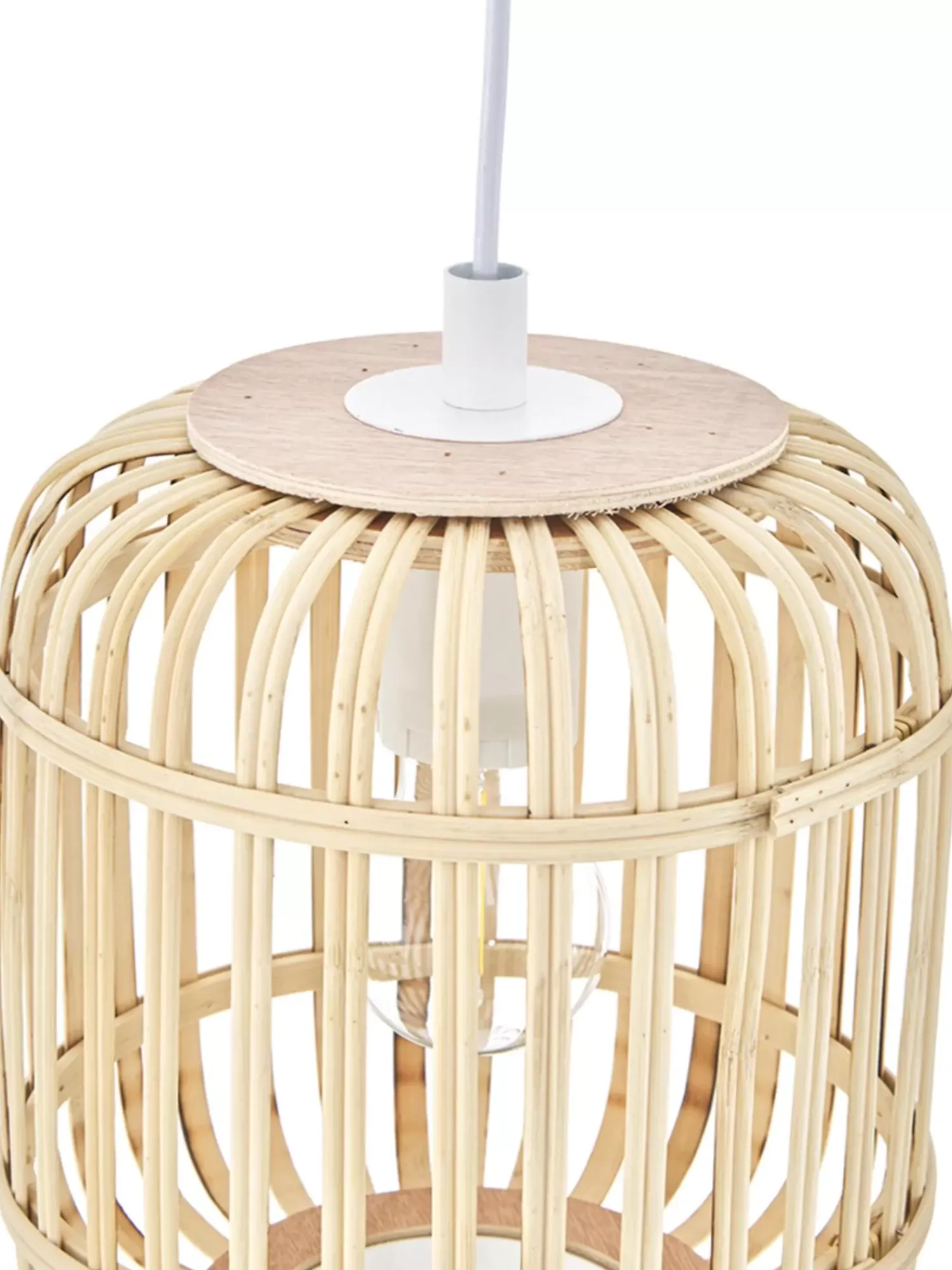 Sale Lampa Wiszaca Z Drewna Bambusowego Adam Lampy Wiszące