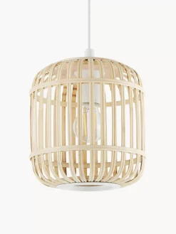 Sale Lampa Wiszaca Z Drewna Bambusowego Adam Lampy Wiszące