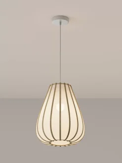 Online Lampa Wiszaca Z Drewna Bambusowego Salma Lampy Wiszące