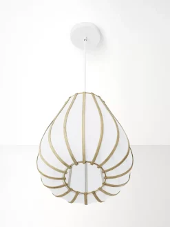 Online Lampa Wiszaca Z Drewna Bambusowego Salma Lampy Wiszące