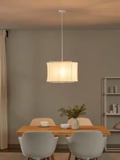 Clearance Lampa Wiszaca Z Lnu Clouds Lampy Wiszące