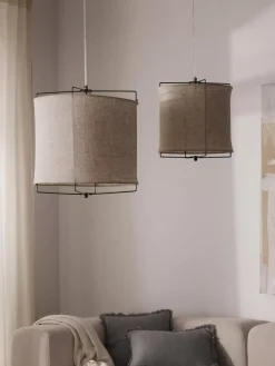 Best Lampa Wiszaca Z Lnu Clouds Lampy Wiszące