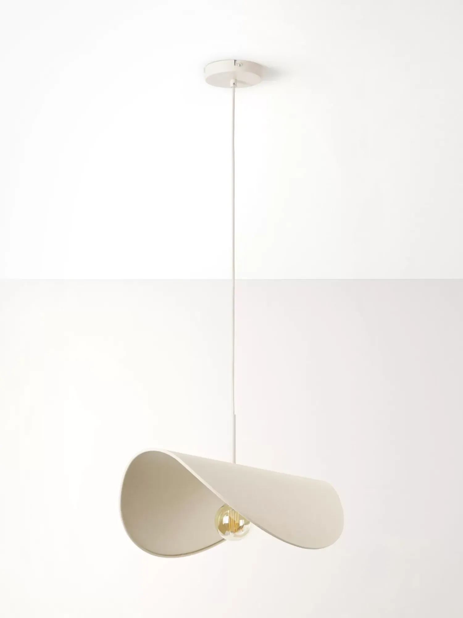 Clearance Lampa Wiszaca Z Lnu Kenzie Lampy Wiszące