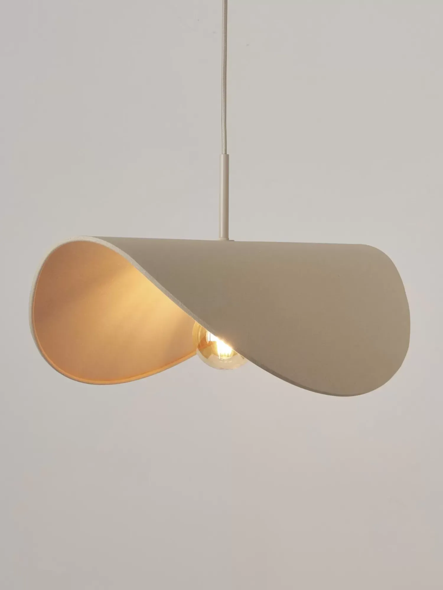 Clearance Lampa Wiszaca Z Lnu Kenzie Lampy Wiszące