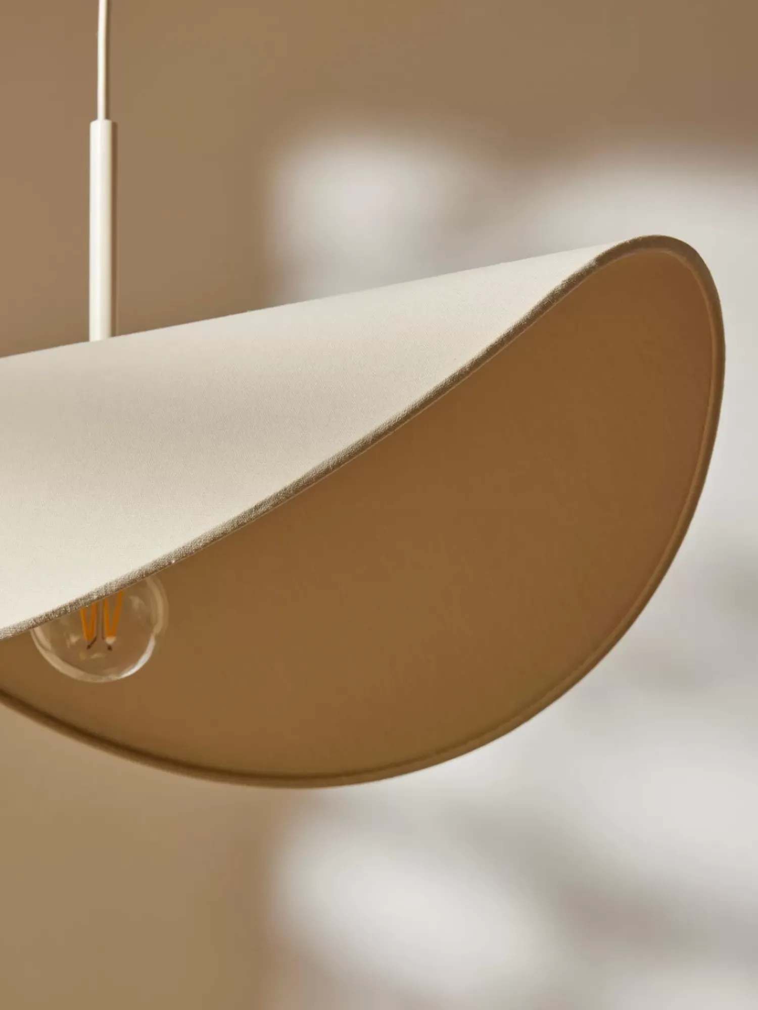 Clearance Lampa Wiszaca Z Lnu Kenzie Lampy Wiszące