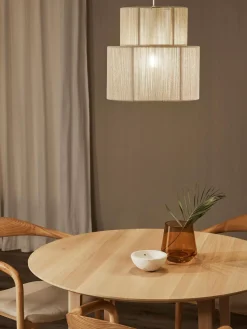 Best Lampa Wiszaca Z Wlokna Lnianego Lace Lampy Wiszące