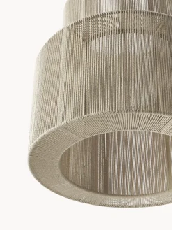 Best Lampa Wiszaca Z Wlokna Lnianego Lace Lampy Wiszące