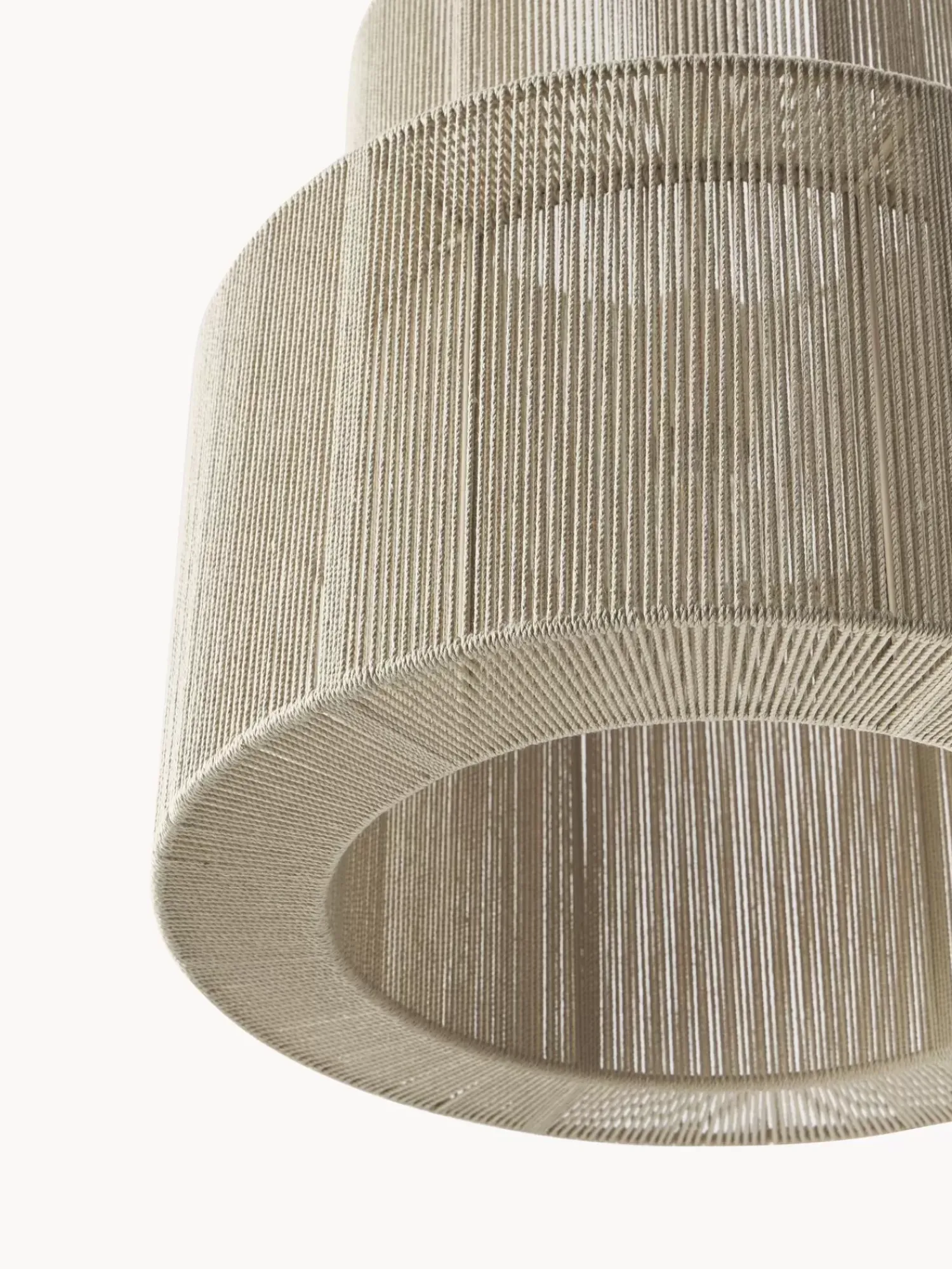 Best Lampa Wiszaca Z Wlokna Lnianego Lace Lampy Wiszące