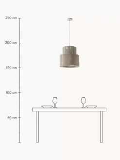 Best Lampa Wiszaca Z Wlokna Lnianego Lace Lampy Wiszące
