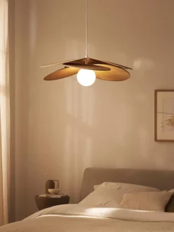 Online Lampa Wiszaca Z Wlokna Naturalnego Milani Lampy Wiszące