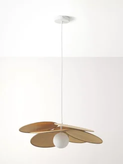 Online Lampa Wiszaca Z Wlokna Naturalnego Milani Lampy Wiszące