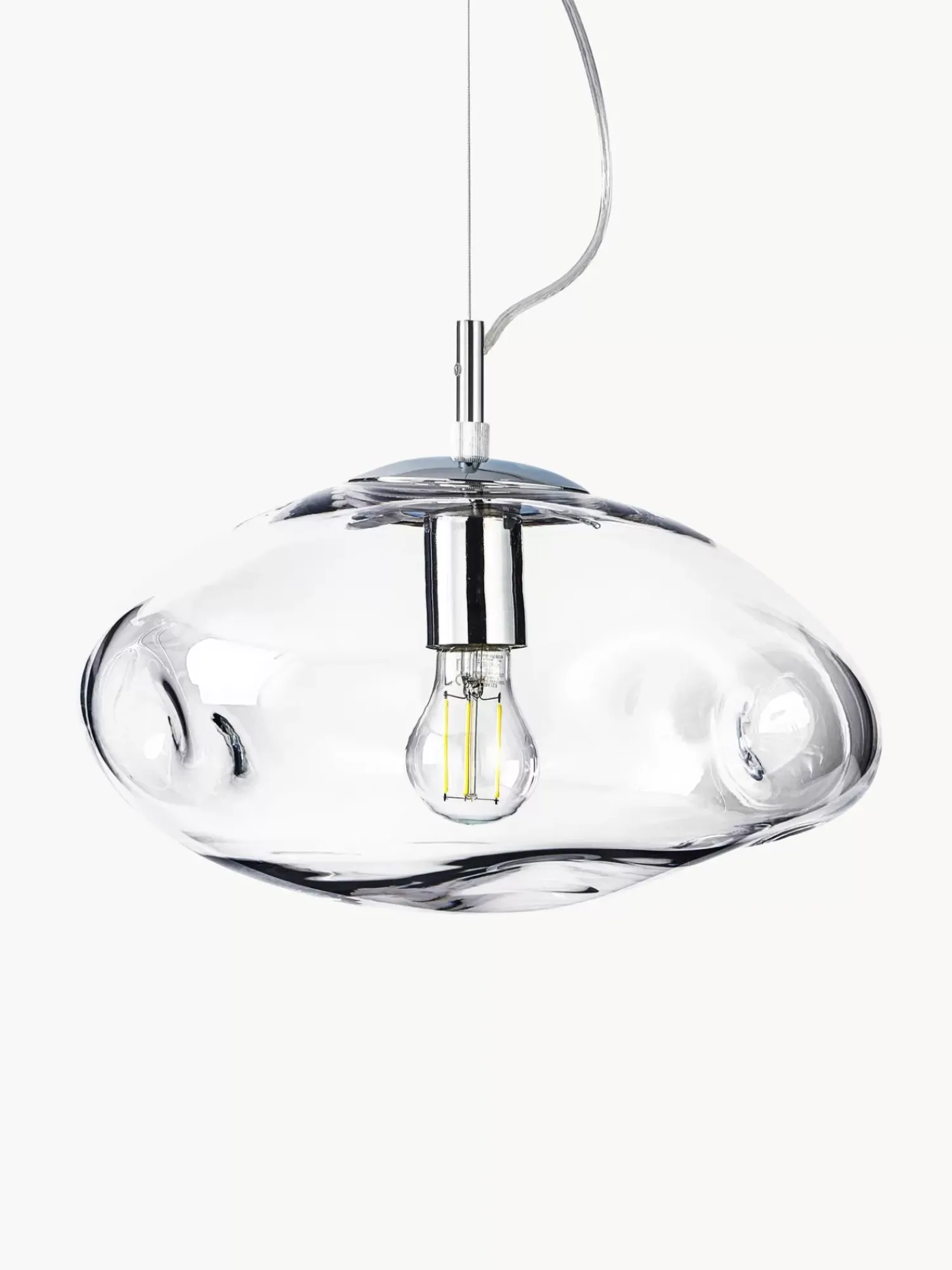 Fashion Lampa Wiszaca Ze Szkla Amora Lampy Wiszące