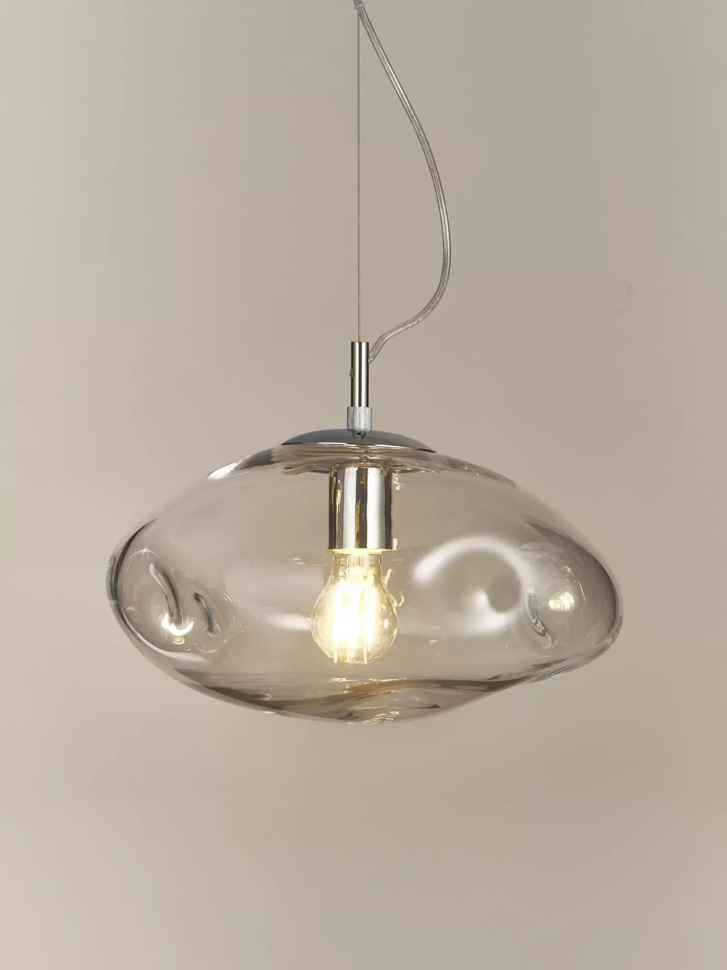 Fashion Lampa Wiszaca Ze Szkla Amora Lampy Wiszące