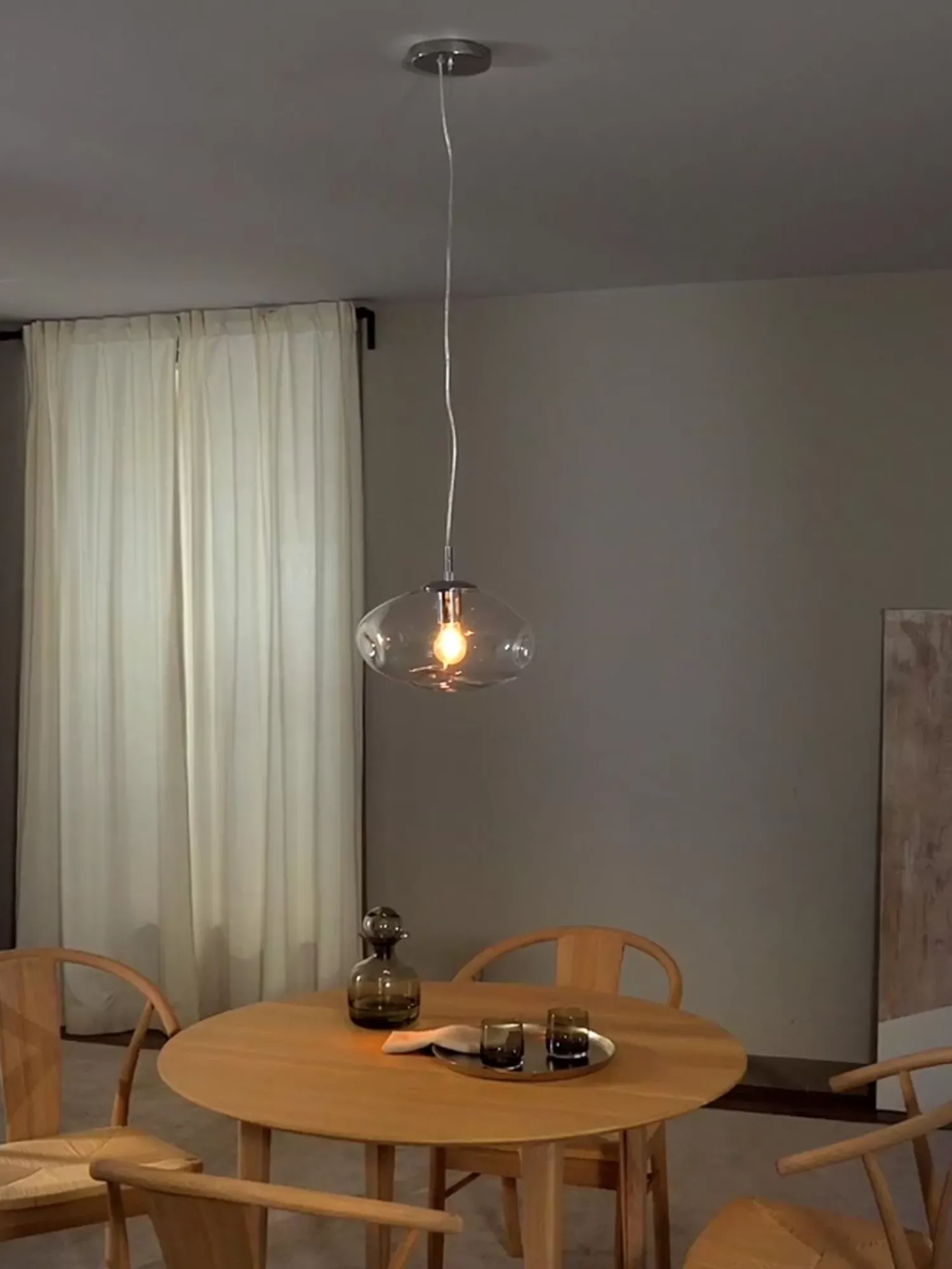 Fashion Lampa Wiszaca Ze Szkla Amora Lampy Wiszące