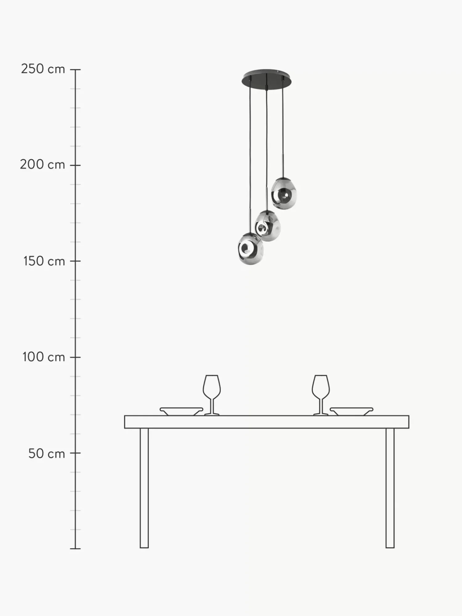 Store Lampa Wiszaca Ze Szkla Amora Lampy Wiszące
