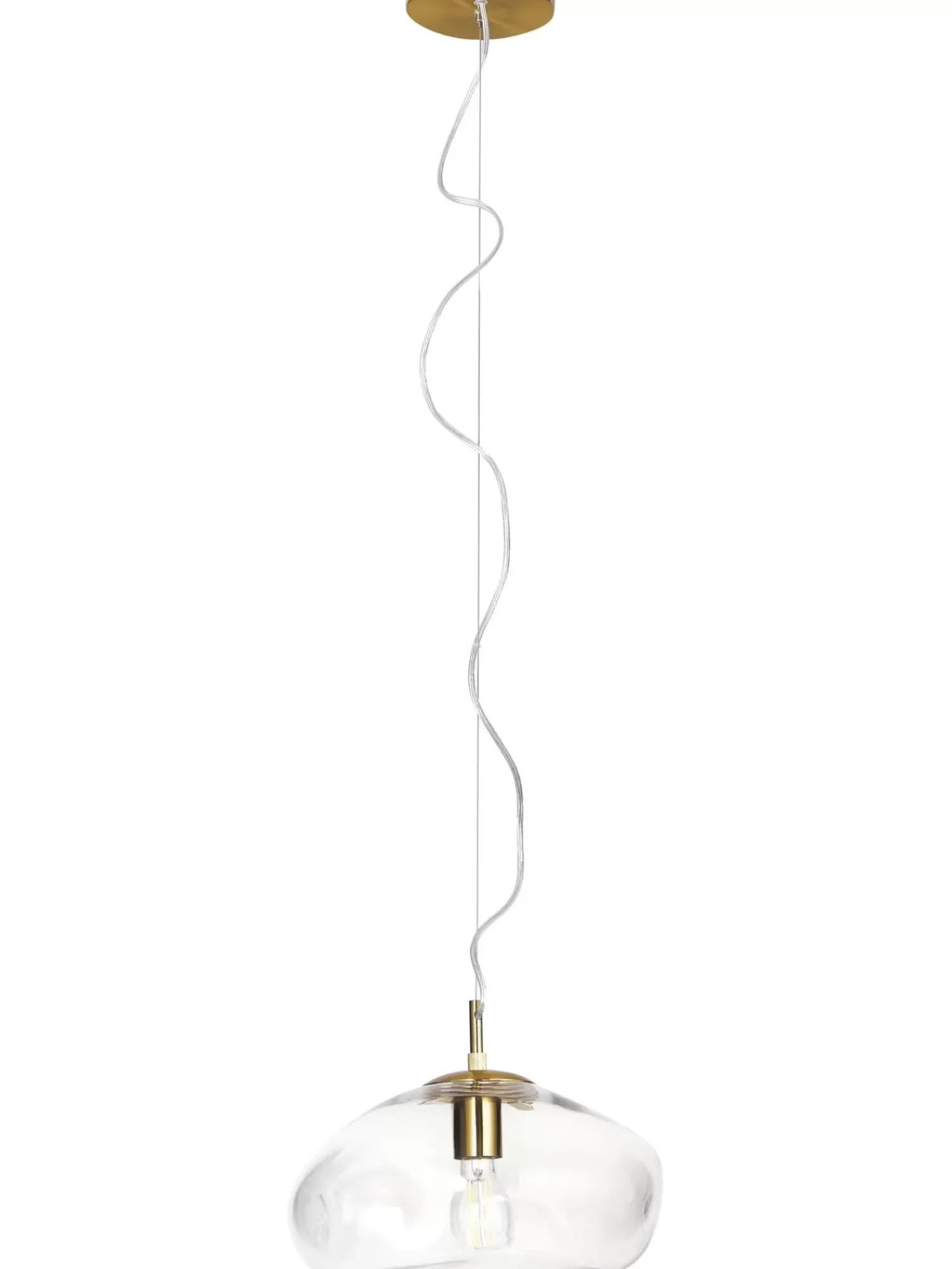 Clearance Lampa Wiszaca Ze Szkla Amora Lampy Wiszące