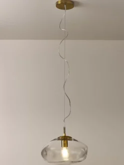 Clearance Lampa Wiszaca Ze Szkla Amora Lampy Wiszące