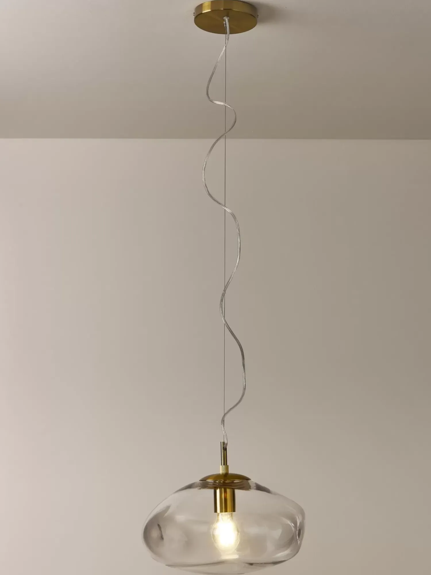 Clearance Lampa Wiszaca Ze Szkla Amora Lampy Wiszące