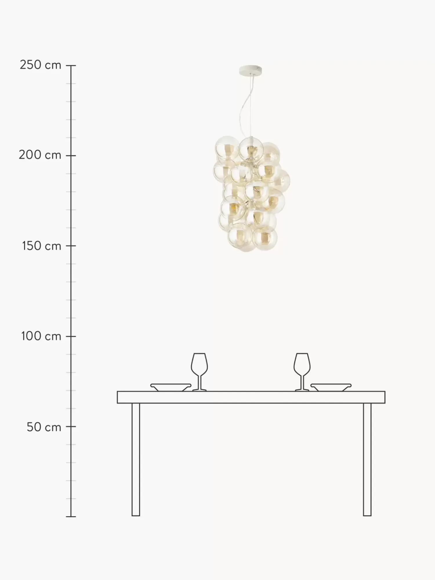 Shop Lampa Wiszaca Ze Szkla Bubbles Lampy Wiszące