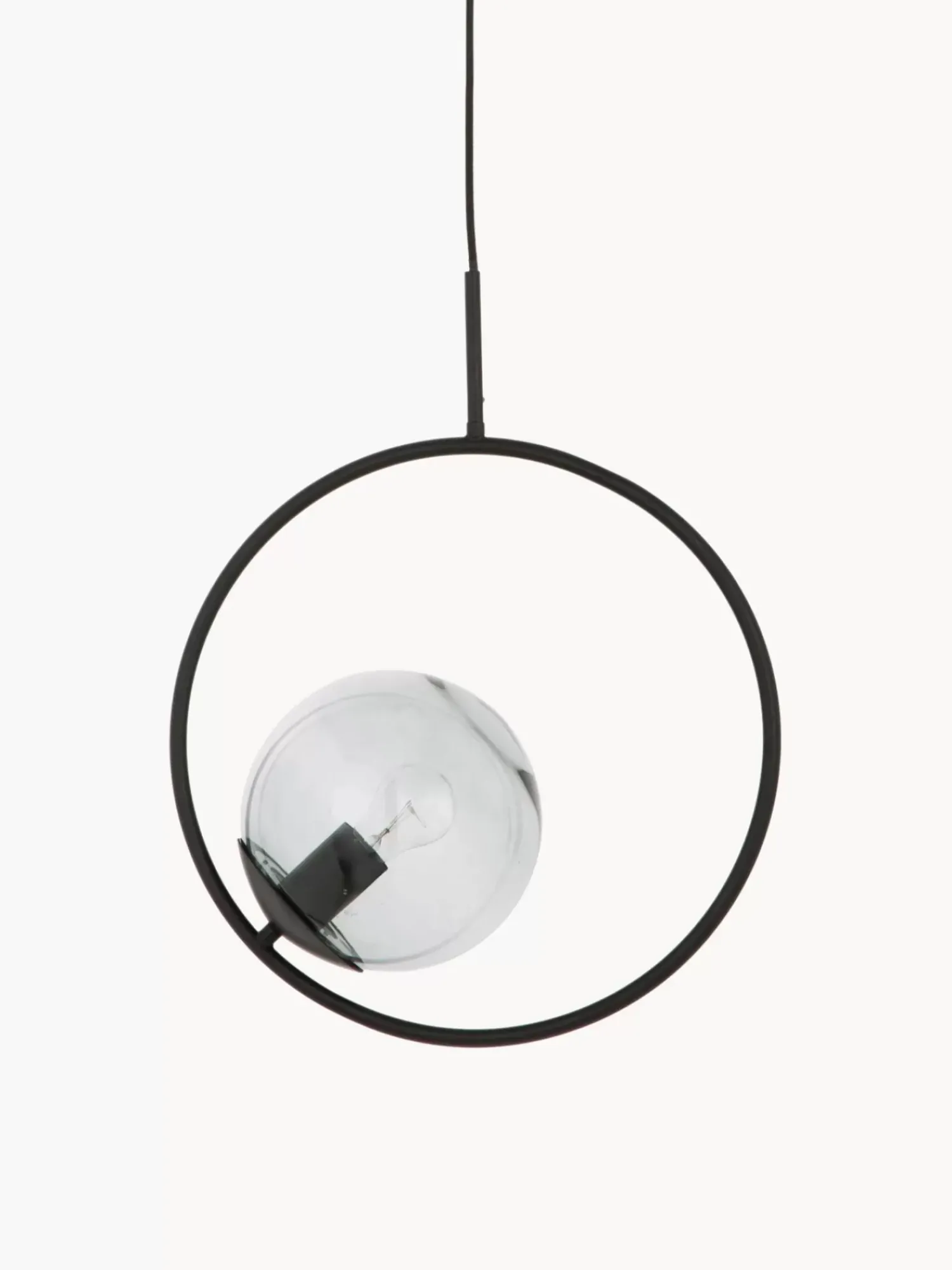 Sale Lampa Wiszaca Ze Szkla Dymionego Chloe Lampy Wiszące