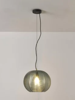 Cheap Lampa Wiszaca Ze Szkla Dymionego Brice Lampy Wiszące