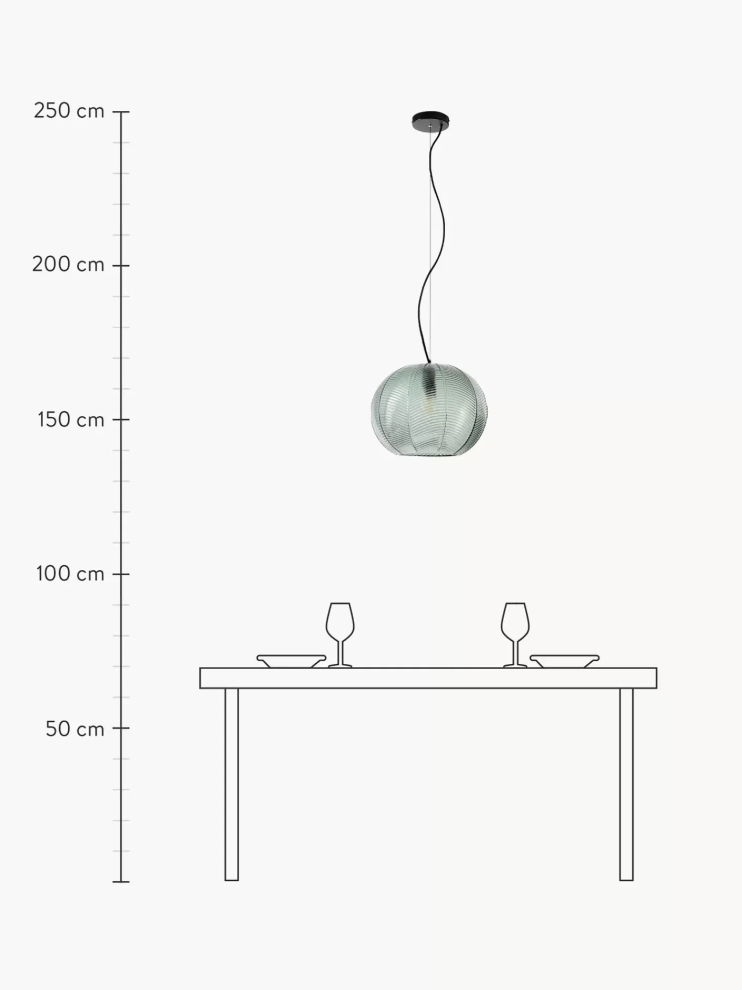 Cheap Lampa Wiszaca Ze Szkla Dymionego Brice Lampy Wiszące