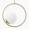 Store Lampa Wiszaca Ze Szkla Dymionego Chloe Lampy Wiszące