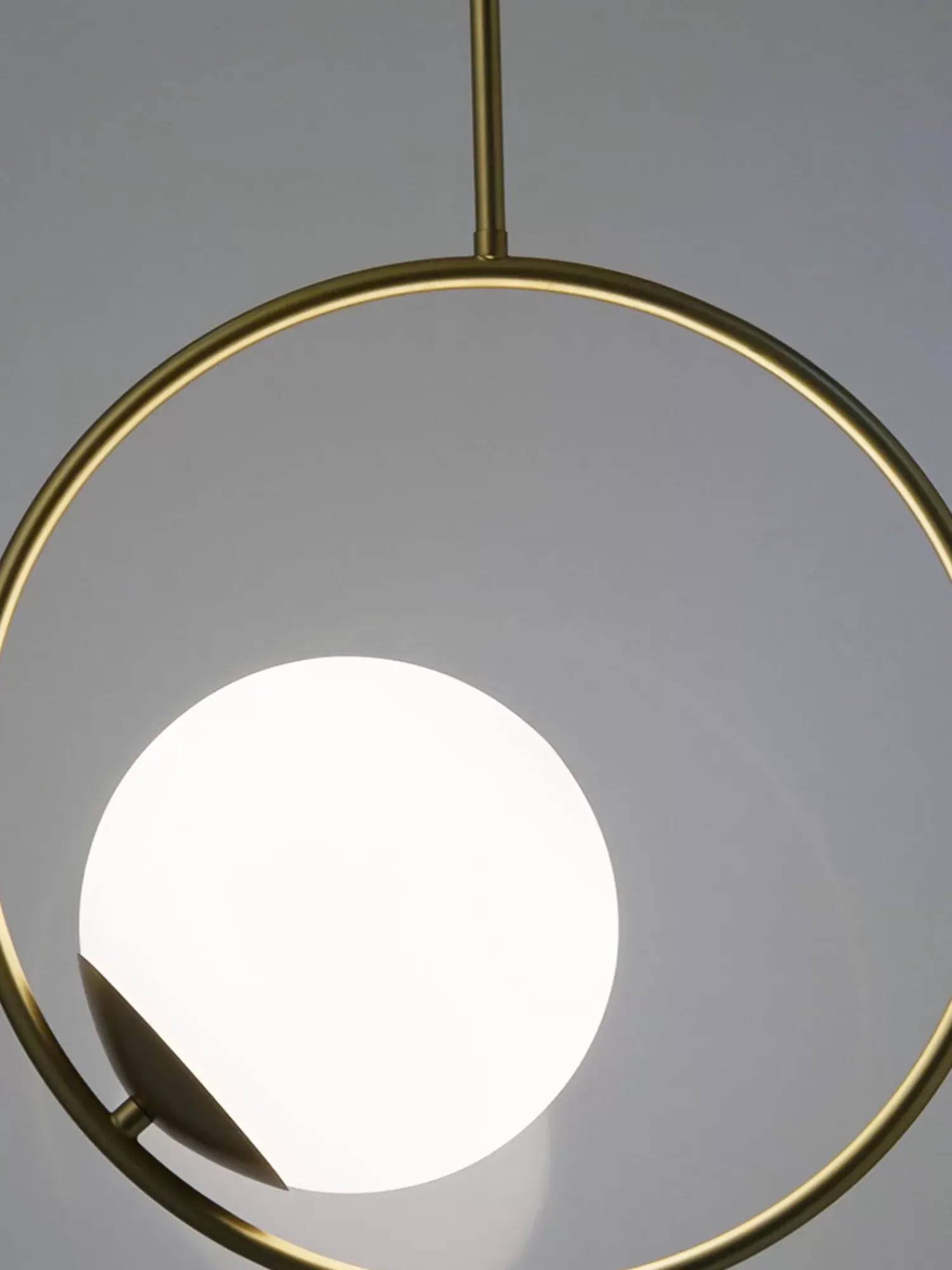 Store Lampa Wiszaca Ze Szkla Dymionego Chloe Lampy Wiszące