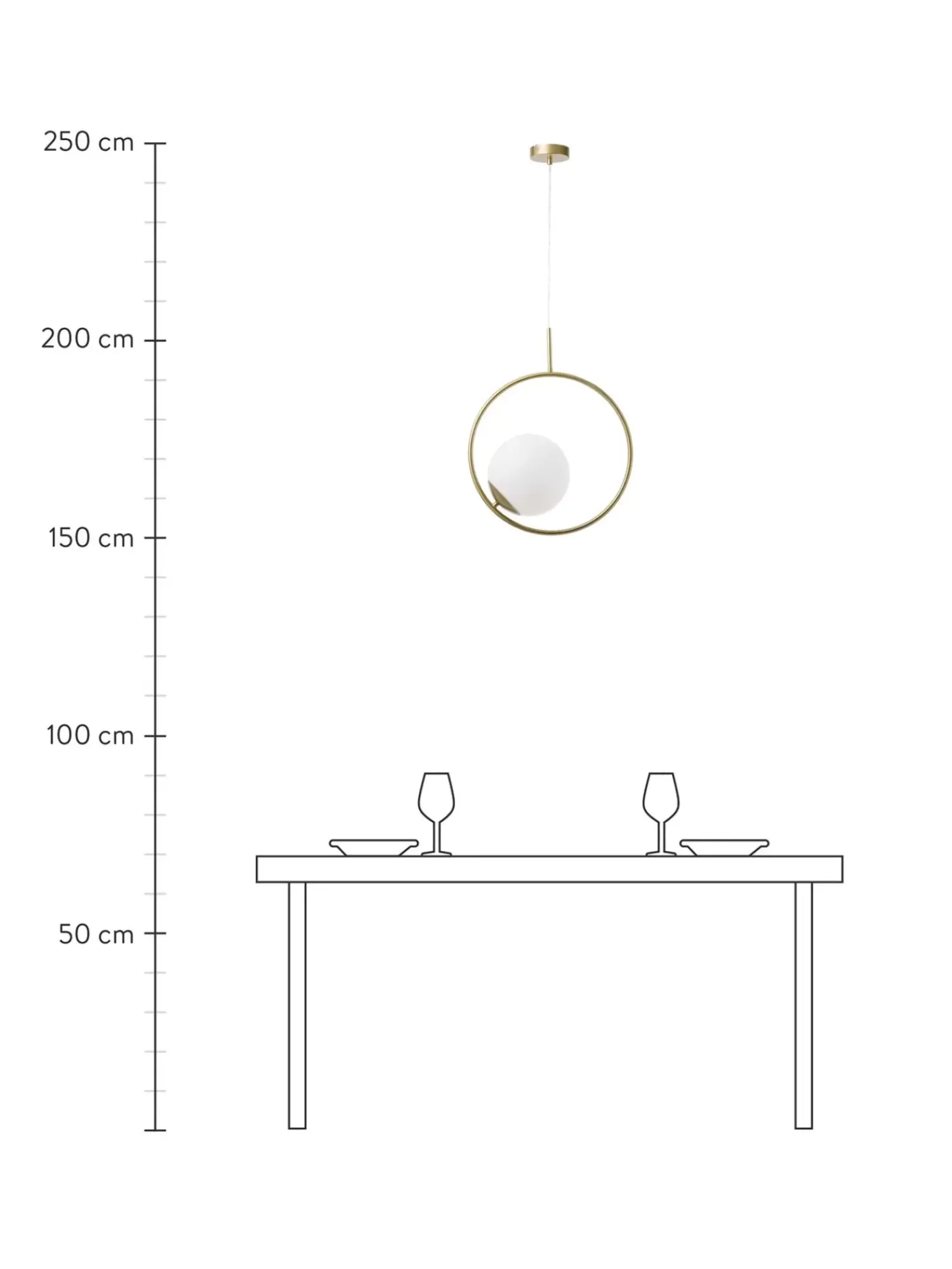 Store Lampa Wiszaca Ze Szkla Dymionego Chloe Lampy Wiszące