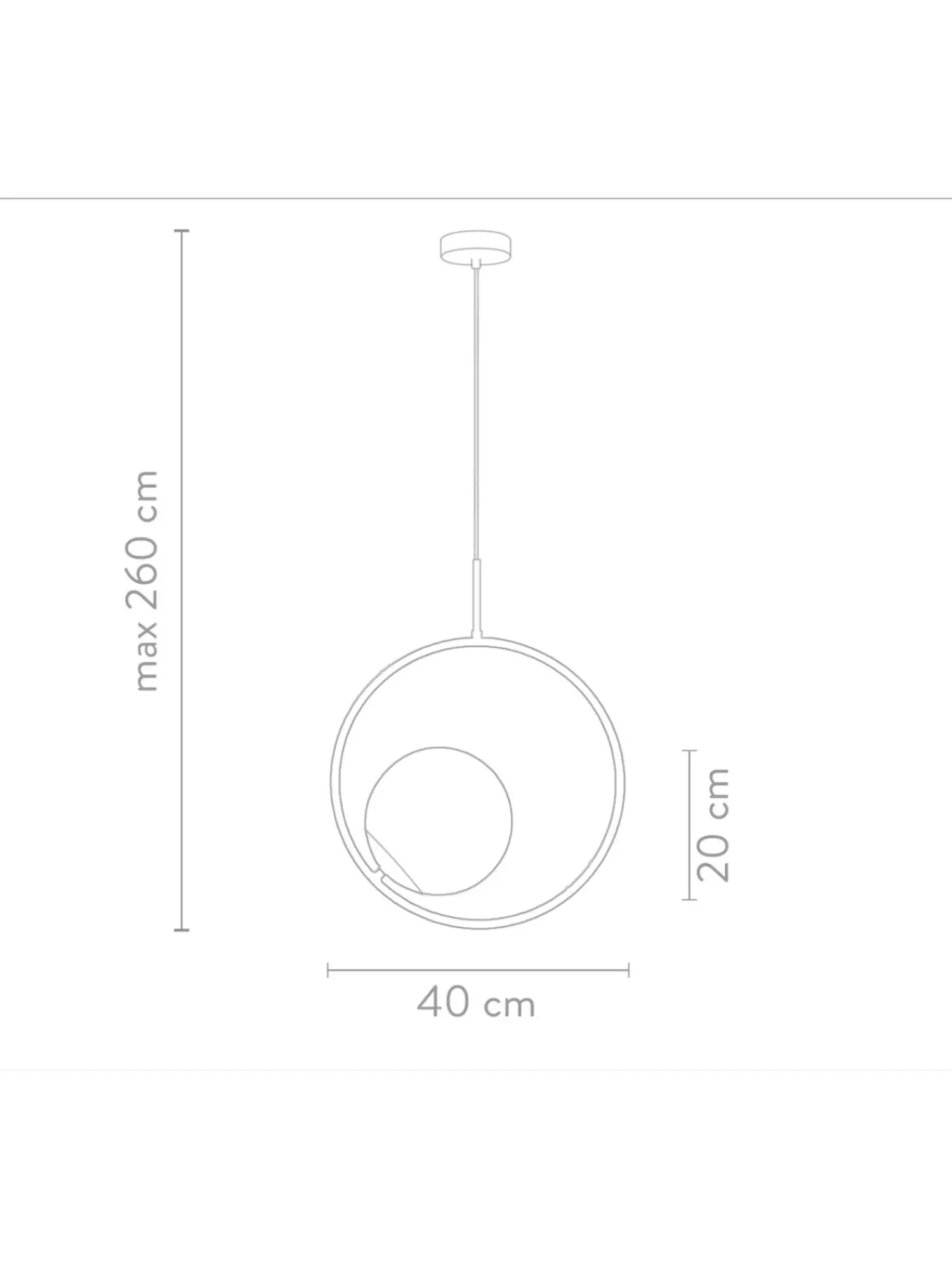 Store Lampa Wiszaca Ze Szkla Dymionego Chloe Lampy Wiszące