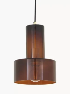 Store Lampa Wiszaca Ze Szkla Flowy Lampy Wiszące