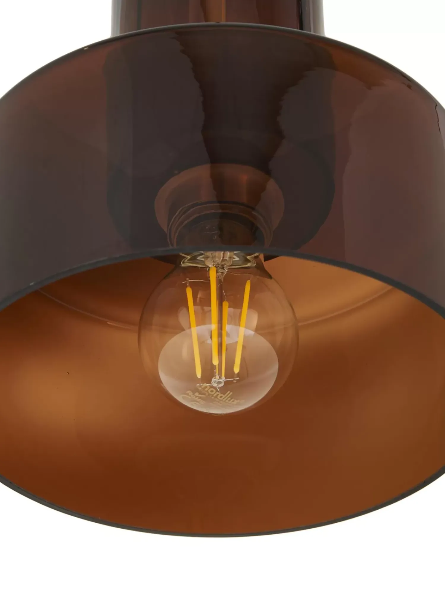 Store Lampa Wiszaca Ze Szkla Flowy Lampy Wiszące