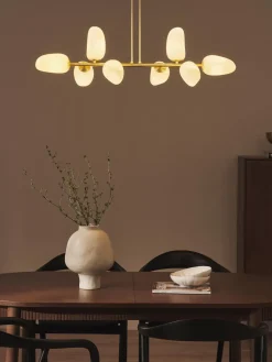 Cheap Lampa Wiszaca Ze Szkla Opalowego Lilja Lampy Wiszące