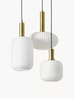 Fashion Lampa Wiszaca Ze Szkla Opalowego Candela Lampy Wiszące