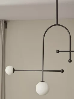 Online Lampa Wiszaca Ze Szkla Opalowego Otis Lampy Wiszące