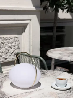Discount Mobilna Lampa Stołowa Led Z Funkcja Przyciemniania Orbit Lampy Na Stół Ogrodowy